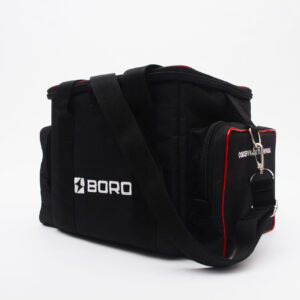 Bolso "Médium" Negro C/Vivo Rojo + 4 CoolPack