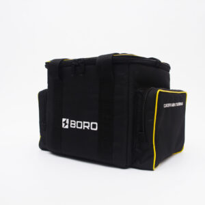 Bolso "Médium" Negro C/Vivo Amarillo + 4 CoolPack