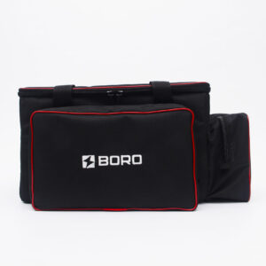Bolso "LargeTravel" Negro C/Vivo Rojo + 06 CoolPack