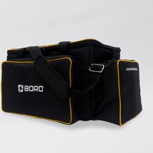 Bolso "LargeTravel" Negro C/Vivo Amarillo + 06 CoolPack